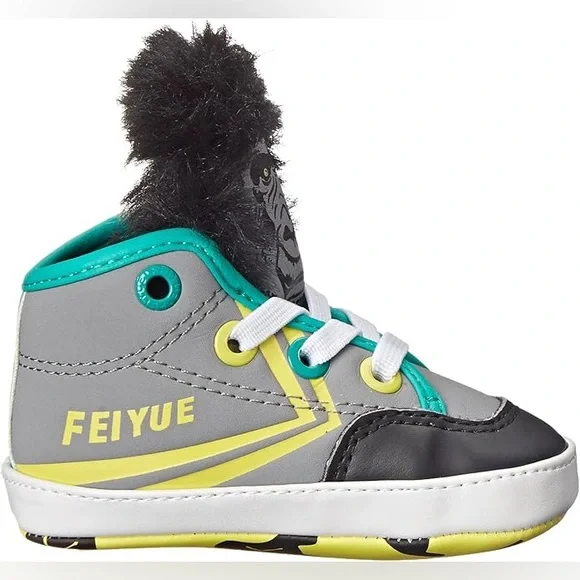 Host Pick🎈FEIYUE Baby Unisex Delta Mid Animal Fur-Lined Shoes Gorilla - Size 2 - Picture 6 of 16